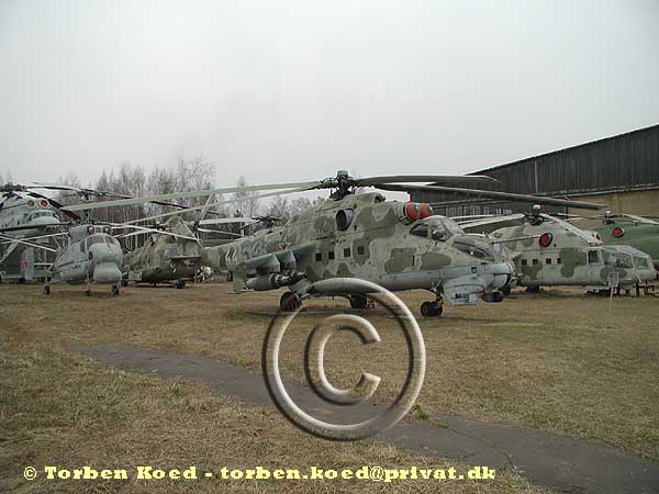 Mil Mi-24V "Hind", Mil Mi-24A "Hind" & Kamov Ka-26K "Hoodlum"