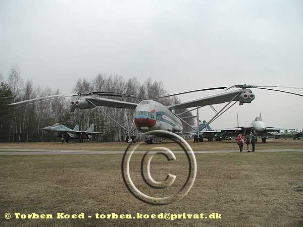 MiG-29 "Fulcrum", Mil Mi-12 "Homer" & Sukhoi Su-27M "Flanker"